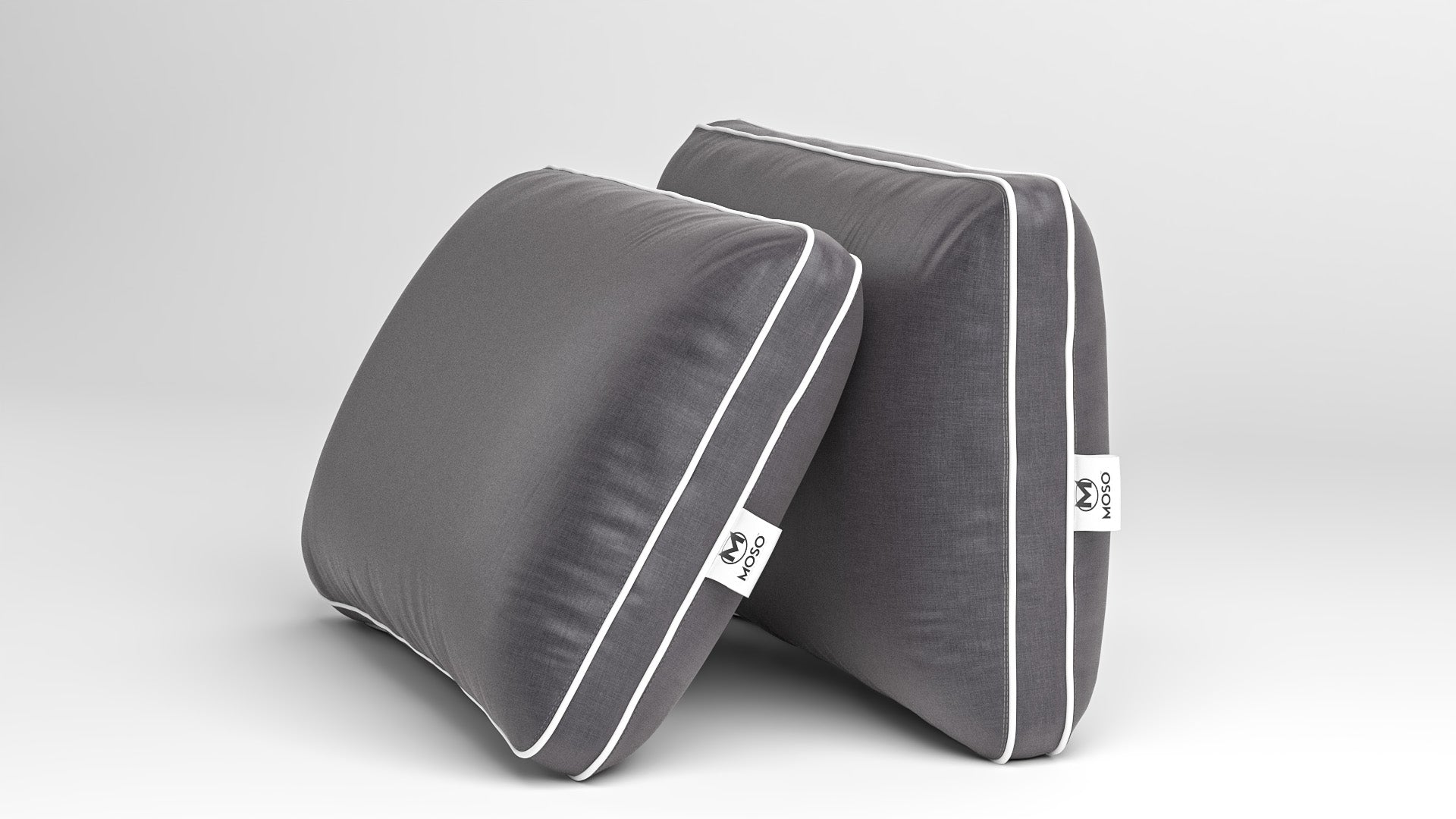 MOSO Black | Luxurious Cooling Pillow | 100% Black Bamboo Carbon Fiber