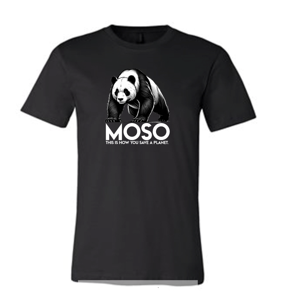 MOSO Panda Short Sleeve T-Shirt