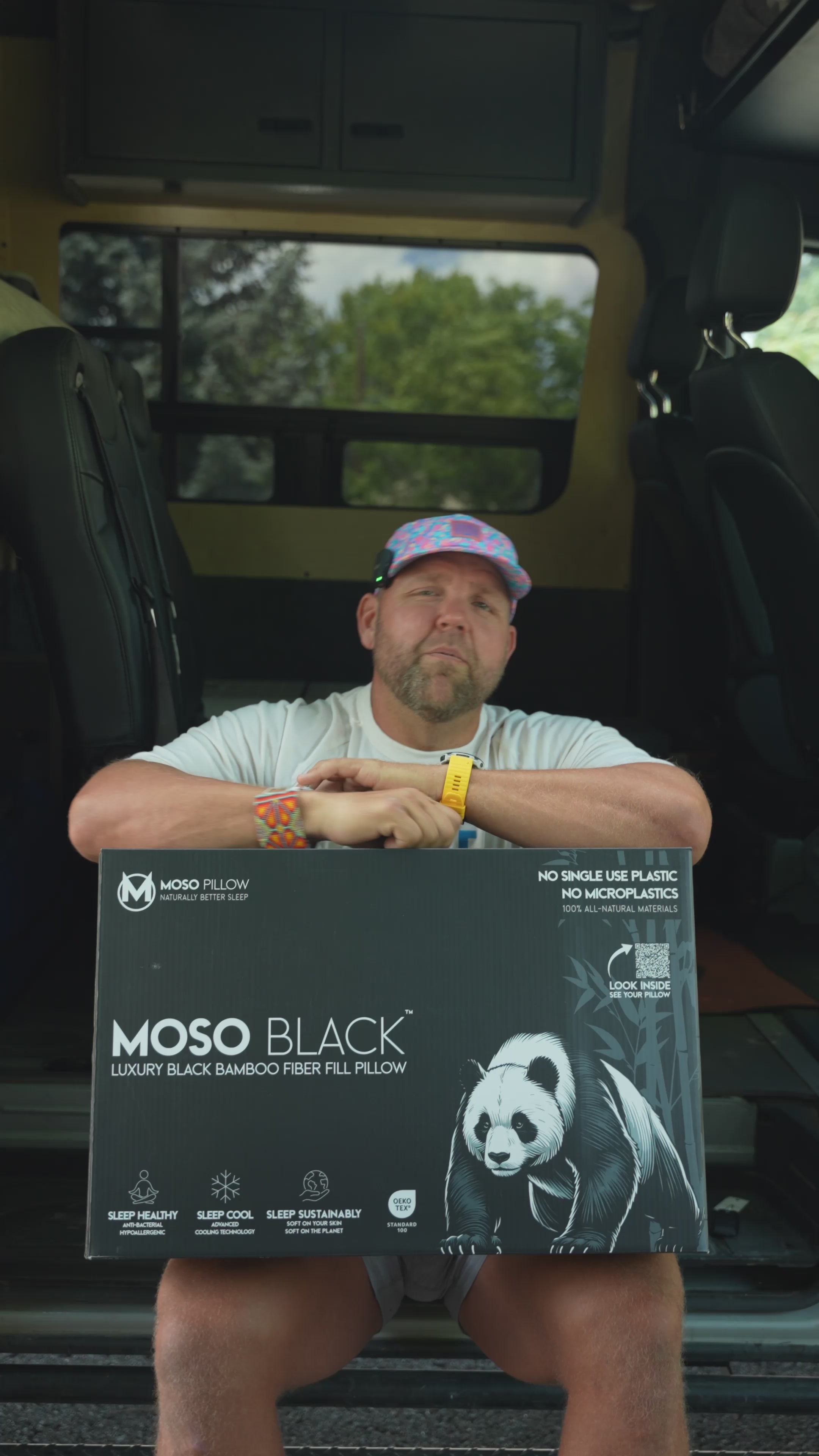 MOSO Black | Luxury Bamboo Pillow | Eco-friendly & Sustainable